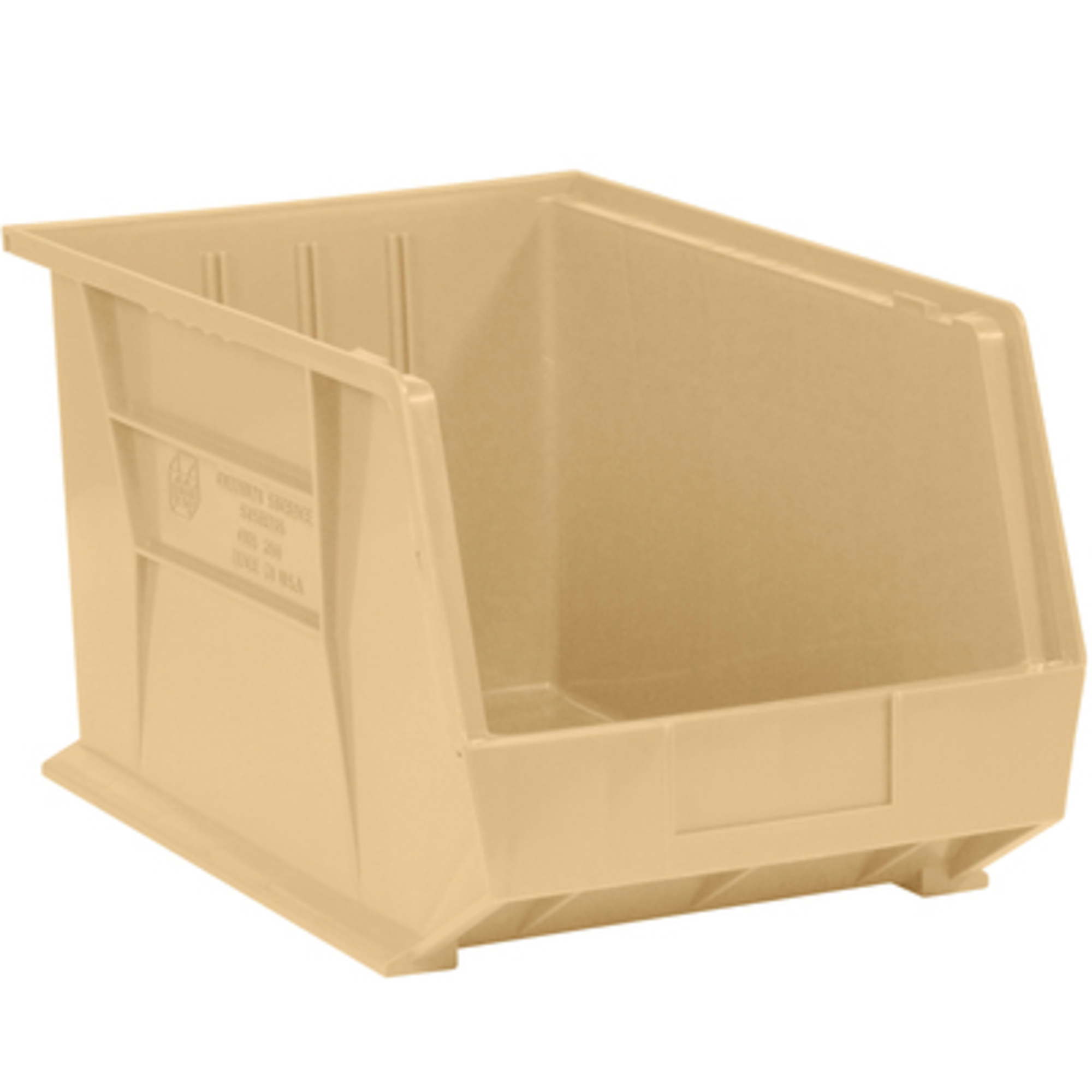 10 3/4 x 8 1/4 x 7 Ivory Plastic Stack HBB 6/CS, Height 7 in, Width 8.25 in, Bins Included (qty.) 6 Model# BINP1087V